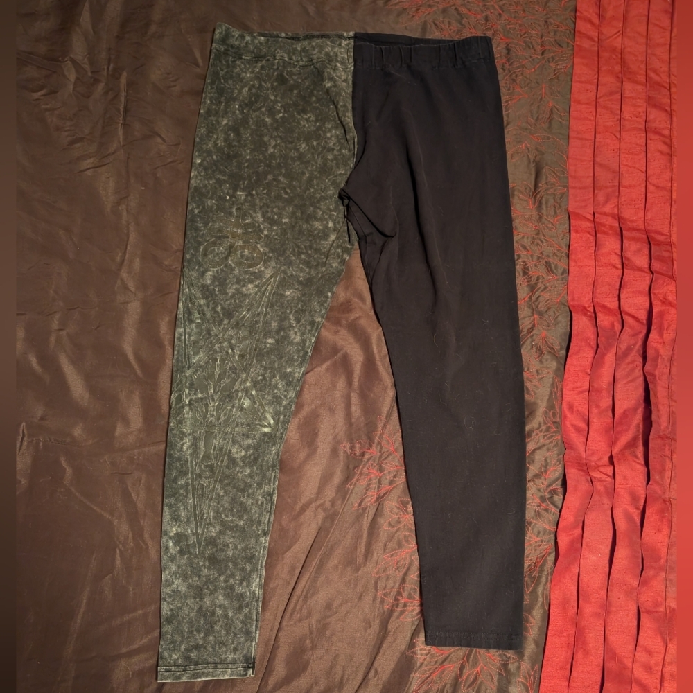 Killstar Black and Gray Leggings